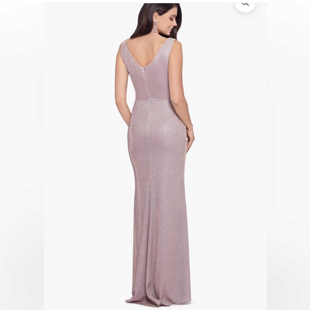 Betsey Johnson “Serene” Long Galaxy Glitter Gown - Picture 3 of 3